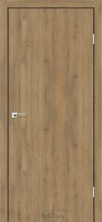 Двері StilDoors Loft дуб крафт кромка чорний мат
