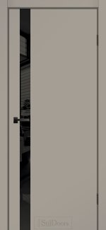 Двері StilDoors Wilton тауп скло чорне
