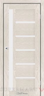 Двері StilDoors Nice клен молочний скло Сатін