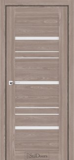 Двері StilDoors Argo флітвуд мокко скло сатин
